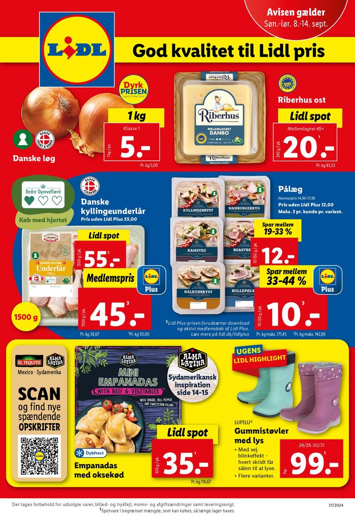 Lidl katalog i Rødby | Fantastiske rabatter på udvalgte produkter | 4.9.2024 - 14.9.2024