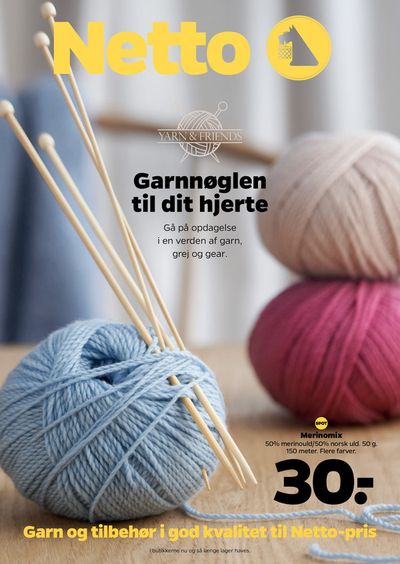 Netto katalog i Silkeborg | Yarn & Friends uge 37-41 | 6.9.2024 - 13.10.2024