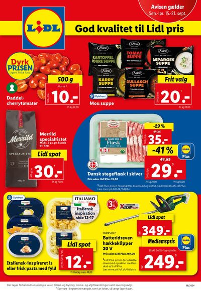 Lidl katalog i Rødby | Fantastisk tilbud til kupjægere | 11.9.2024 - 21.9.2024