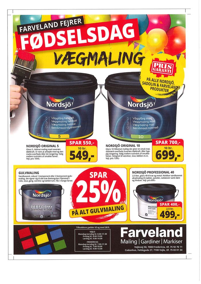 Farveland katalog i Århus | Farveland Tilbudsavis. | 17.9.2024 - 1.10.2024