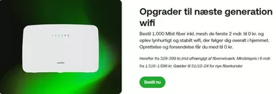 Tilbud fra Elektronik og hvidevarer i Aabenraa | Opgrader til næste generation wifi hos YouSee | 17.9.2024 - 31.10.2024