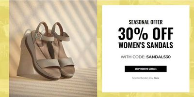 Tilbud fra Mode i Faaborg | 30% Off hos Clarks | 17.9.2024 - 2.10.2024