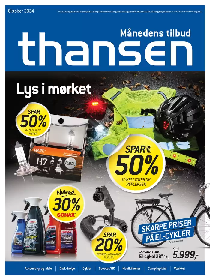 Thansen katalog i Hobro | Aktuell kundeavis Thansen | 25.9.2024 - 29.10.2024