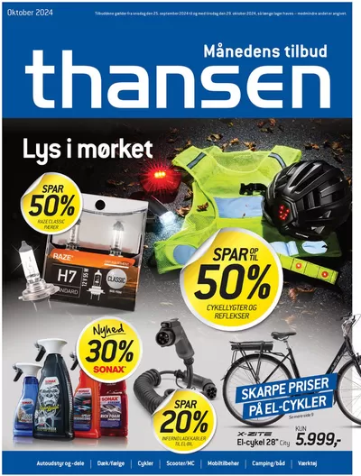 Thansen katalog i Nakskov | Aktuell kundeavis Thansen | 25.9.2024 - 29.10.2024