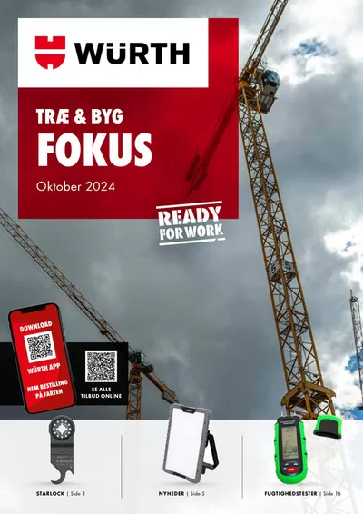 Würth katalog i Århus | TRÆ & BYG | 1.10.2024 - 31.10.2024