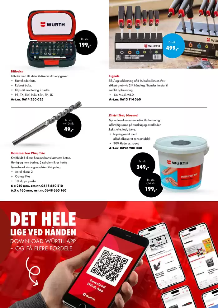 Würth katalog i Horsens | Butik Fokus  | 1.10.2024 - 31.10.2024