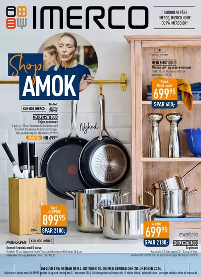 Imerco katalog i Vejle | Uge 41 Shop Amok | 4.10.2024 - 31.12.2024