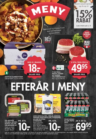 MENY katalog i Esbjerg | MENY uge 4224 | 11.10.2024 - 25.10.2024