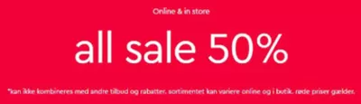 Tilbud fra Mode i Fanø | All sale 50% hos Gina Tricot | 14.10.2024 - 27.10.2024