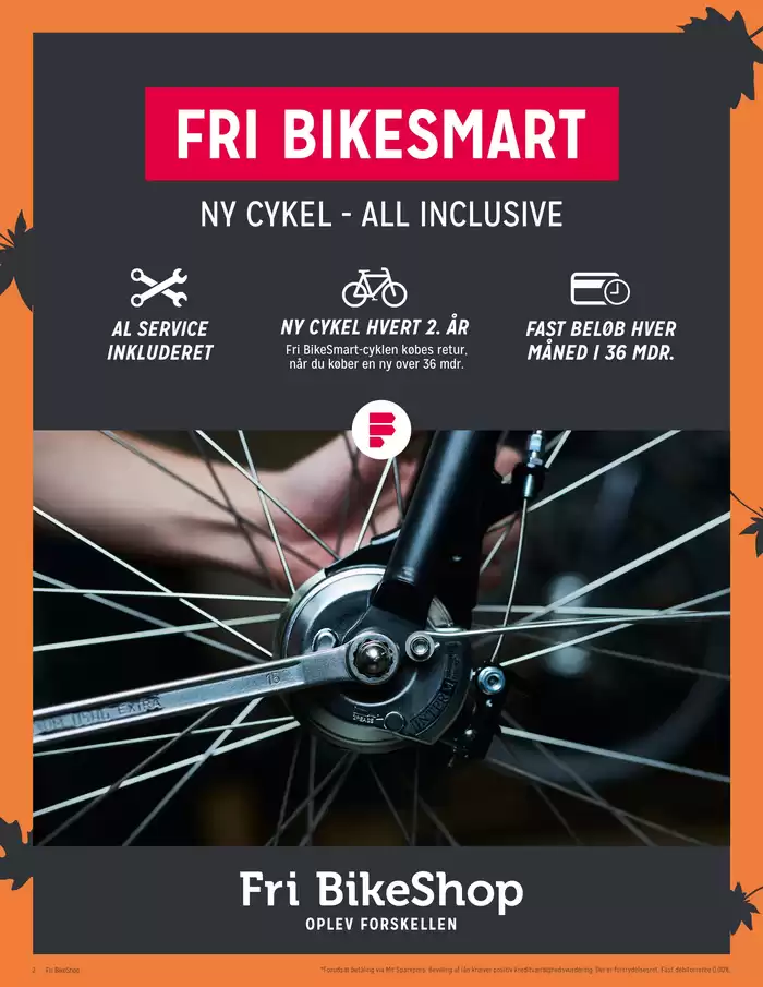 Fri BikeShop katalog i Brædstrup | Fri BikeShop Tilbudsavis | 15.10.2024 - 29.10.2024