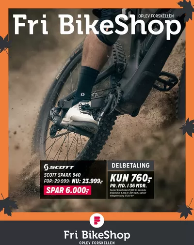 Tilbud fra Sport i Birkerød | Fri BikeShop Tilbudsavis hos Fri BikeShop | 15.10.2024 - 29.10.2024