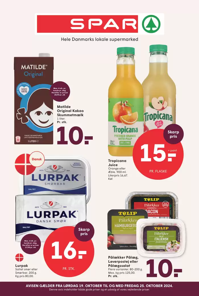 SPAR katalog i Aalborg | Toptilbud og rabatter | 17.10.2024 - 31.10.2024