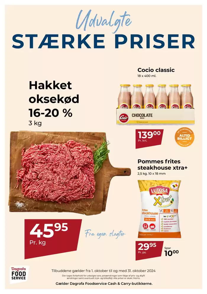 Dagrofa Food Service katalog i Aabenraa | Stærke Priser | 17.10.2024 - 31.10.2024