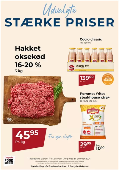 Dagrofa Food Service katalog i Nakskov | Stærke Priser | 17.10.2024 - 31.10.2024