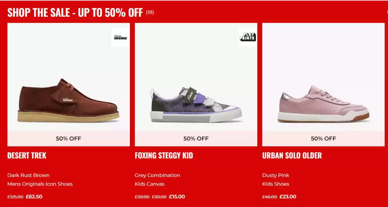 Clarks katalog i Farum | Up to 50% Off | 17.10.2024 - 30.10.2024