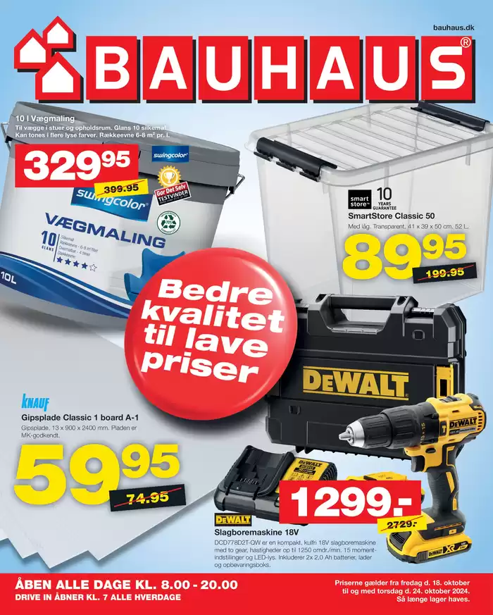 Bauhaus katalog i Brøndby | Spar nu med vores tilbud | 18.10.2024 - 1.11.2024