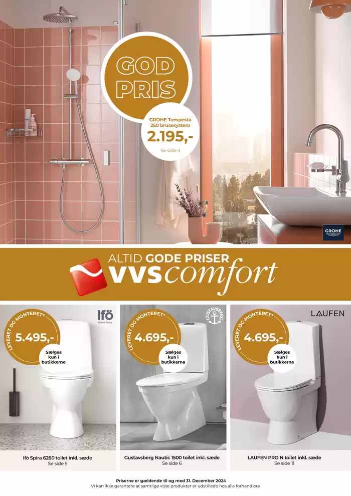 VVS Comfort katalog i Århus | God Pris | 18.10.2024 - 31.10.2024