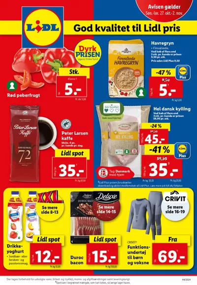 Lidl katalog i Taastrup | Vores bedste tilbud til dig | 23.10.2024 - 2.11.2024