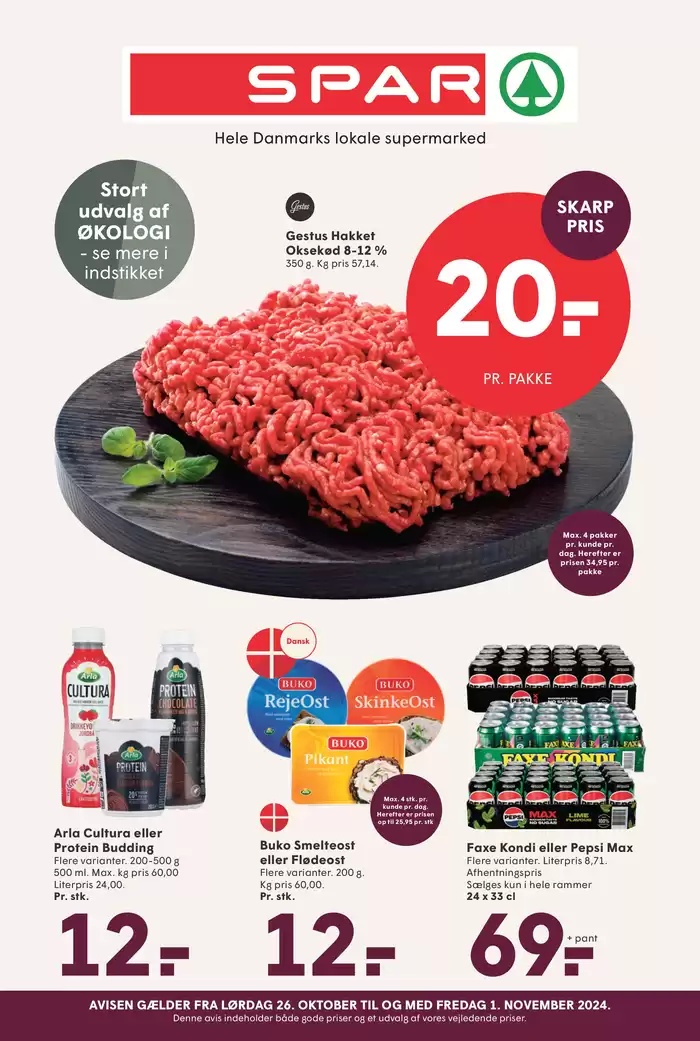 SPAR katalog i Arden | Fantastisk tilbud til kupjægere | 24.10.2024 - 7.11.2024