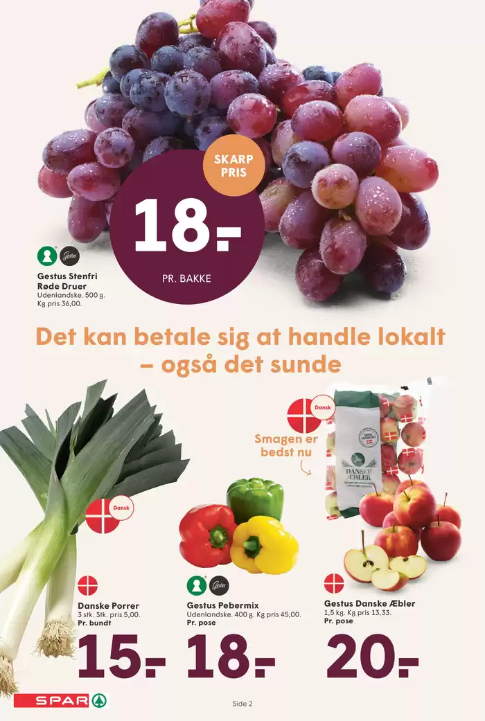 SPAR katalog i Aabenraa | Fantastisk tilbud til kupjægere | 24.10.2024 - 7.11.2024