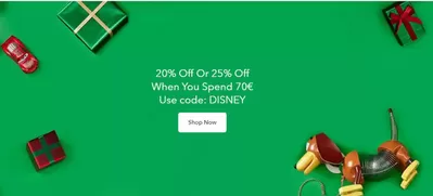 Tilbud fra Legetøj og baby i Birkerød | 20% Off or 25% Off hos Disney | 24.10.2024 - 6.11.2024