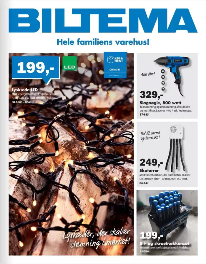 Biltema katalog i Odense | Hele familiens varehus  | 24.10.2024 - 31.12.2024