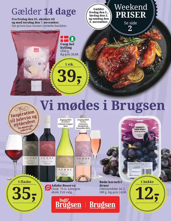 Dagli'Brugsen katalog i Frederiksberg | Dagli'Brugsen Tilbudsavis | 25.10.2024 - 8.11.2024