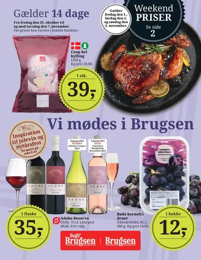 Dagli'Brugsen katalog i Aabenraa | Dagli'Brugsen Tilbudsavis | 25.10.2024 - 8.11.2024