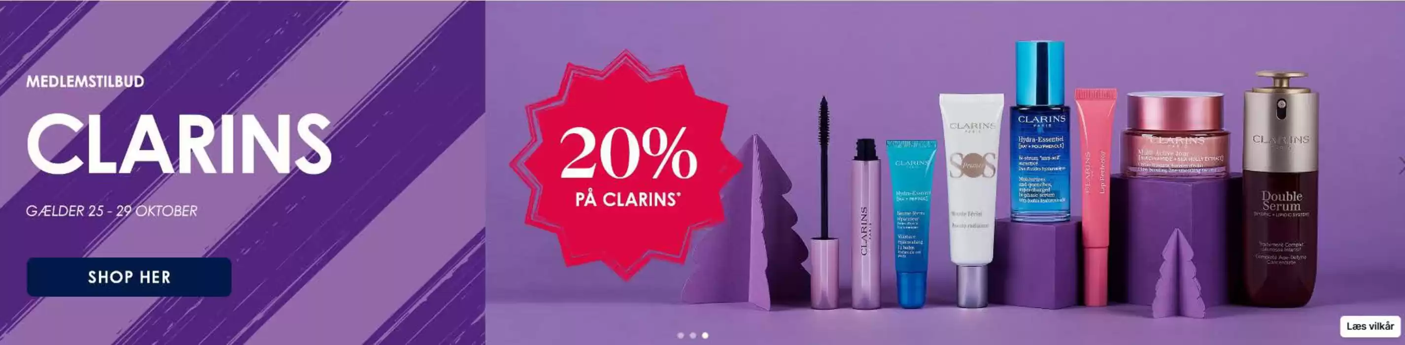 Matas katalog i Brønderslev | 20% på Clarins | 25.10.2024 - 29.10.2024