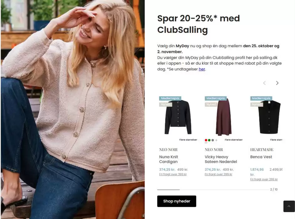 Salling katalog i Aalborg | Spar 20-25% | 25.10.2024 - 2.11.2024