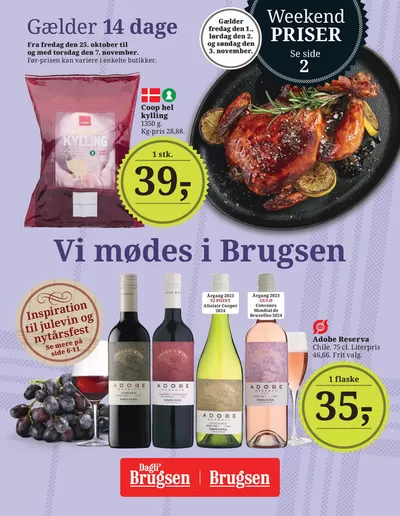 Dagli'Brugsen katalog i Aabenraa | Dagli'Brugsen Tilbudsavis | 26.10.2024 - 9.11.2024