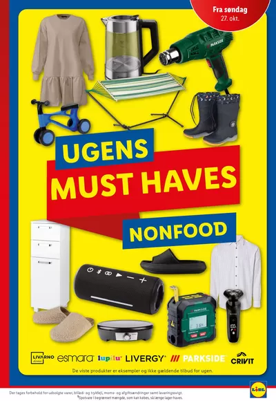 Lidl katalog i Taastrup | Lidl Nonfood Katalog | 27.10.2024 - 2.11.2024