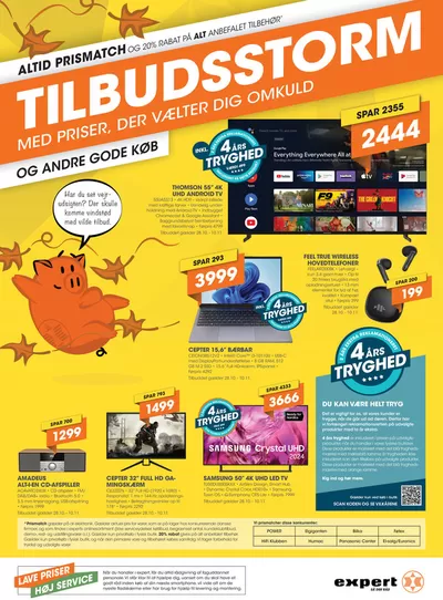 Tilbud fra Elektronik og hvidevarer i Arden | Expert Tilbudsavis hos Expert | 28.10.2024 - 11.11.2024