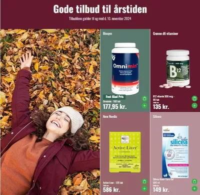 Tilbud fra Kosmetik og sundhed i Birkerød | Gode tilbud til årstiden hos Helsam | 28.10.2024 - 10.11.2024