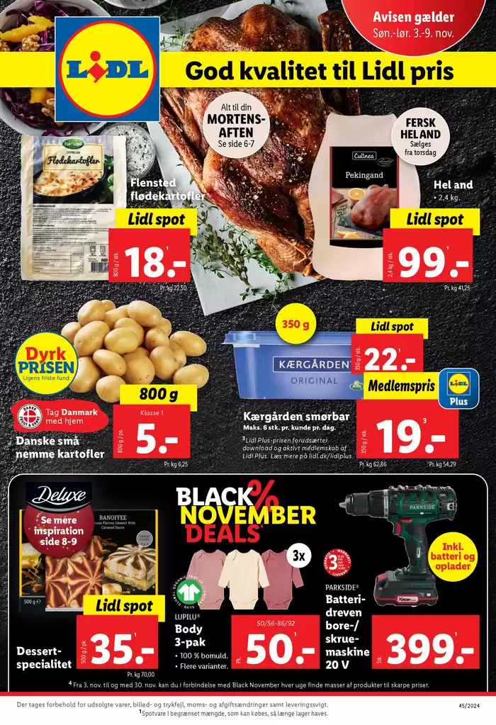 Lidl katalog i Fredericia | Vores bedste tilbud til dig | 30.10.2024 - 9.11.2024