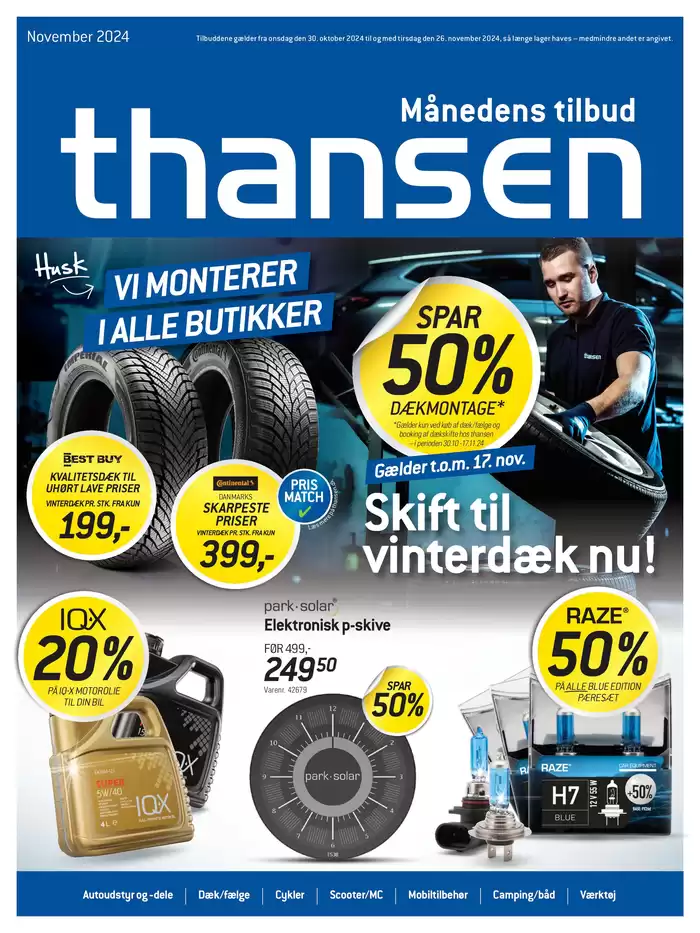 Thansen katalog i Esbjerg | Aktuell kundeavis Thansen | 30.10.2024 - 26.11.2024