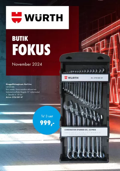 Tilbud fra Byggemarkeder i Esbjerg | Butik Fokus  hos Würth | 1.10.2024 - 30.11.2024