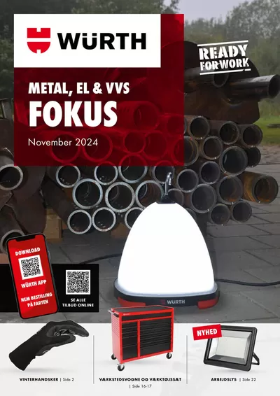 Tilbud fra Byggemarkeder i Esbjerg | Metal , EL & VVS hos Würth | 4.11.2024 - 30.11.2024