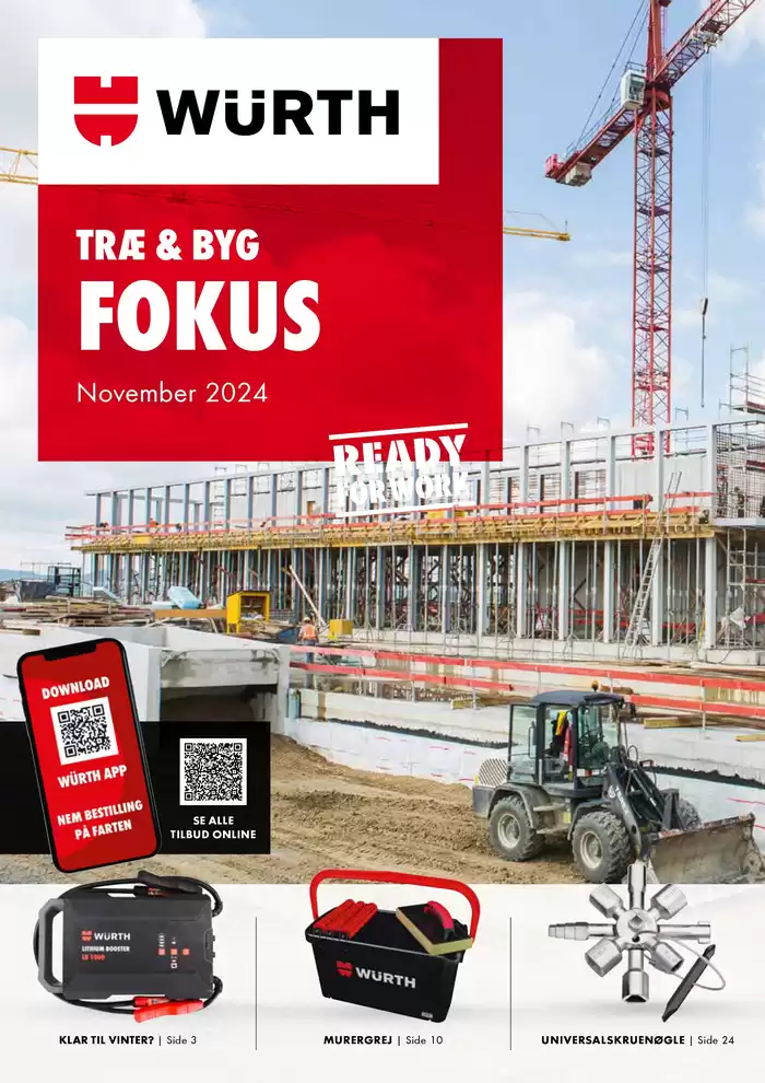 Würth katalog i Horsens | TRÆ & BYG | 4.11.2024 - 30.11.2024