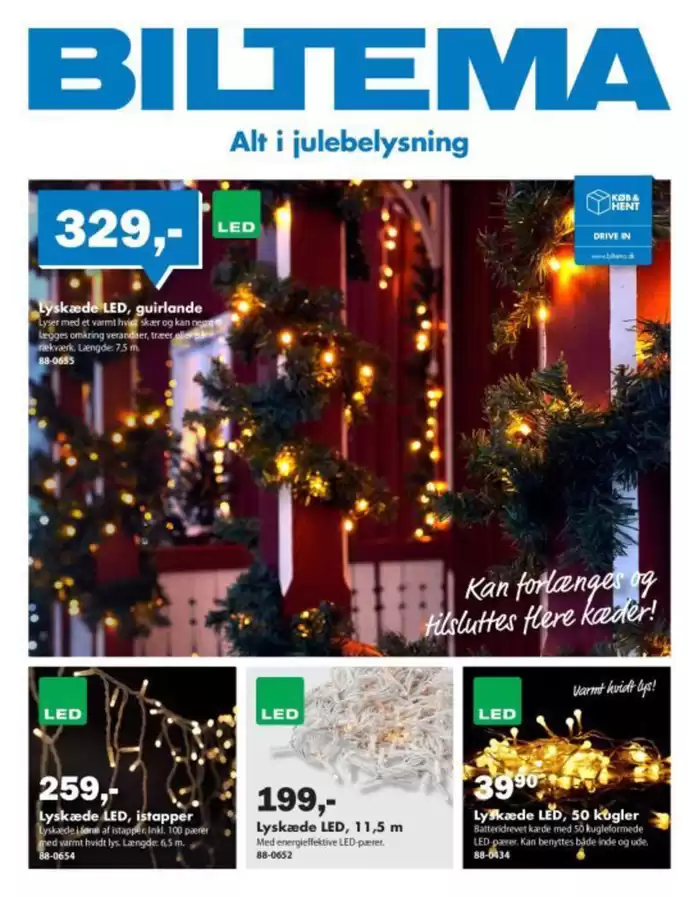 Biltema katalog i Horsens | Alt til julebelysning | 11.11.2024 - 25.11.2024