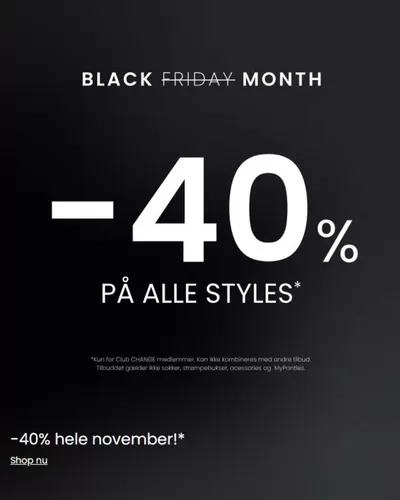 Tilbud fra Mode i Randers | -40% hos Change | 12.11.2024 - 30.11.2024