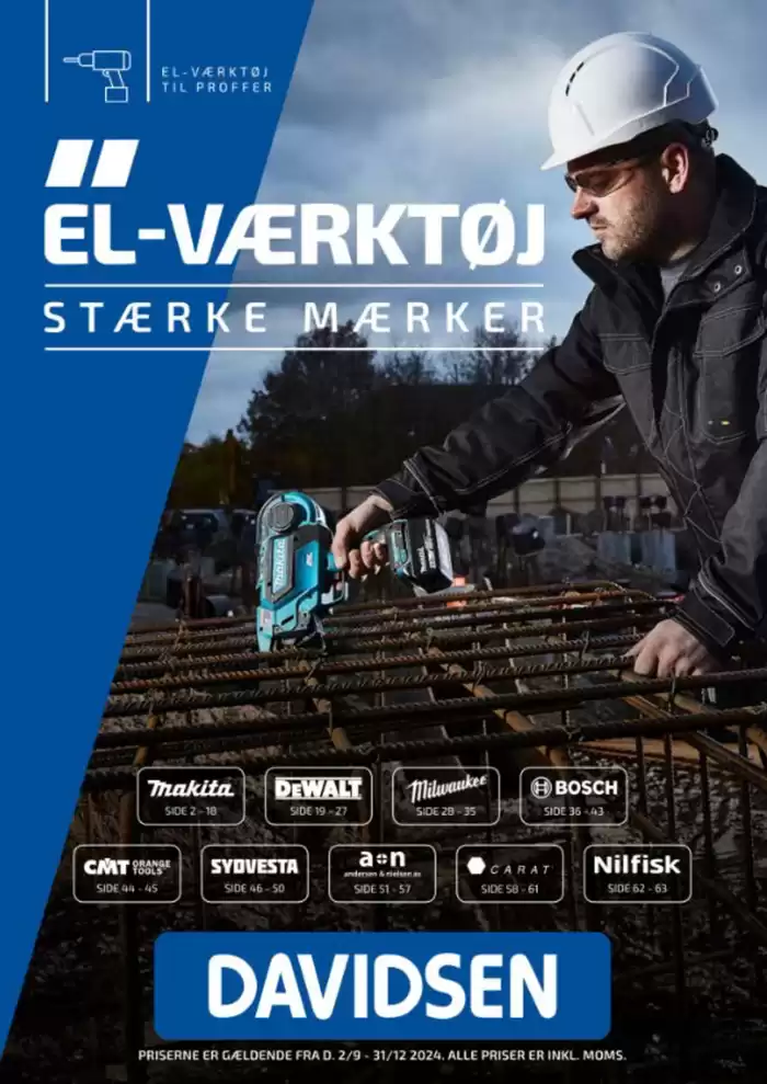 Davidsen katalog | El-værktøj | 18.11.2024 - 31.12.2024