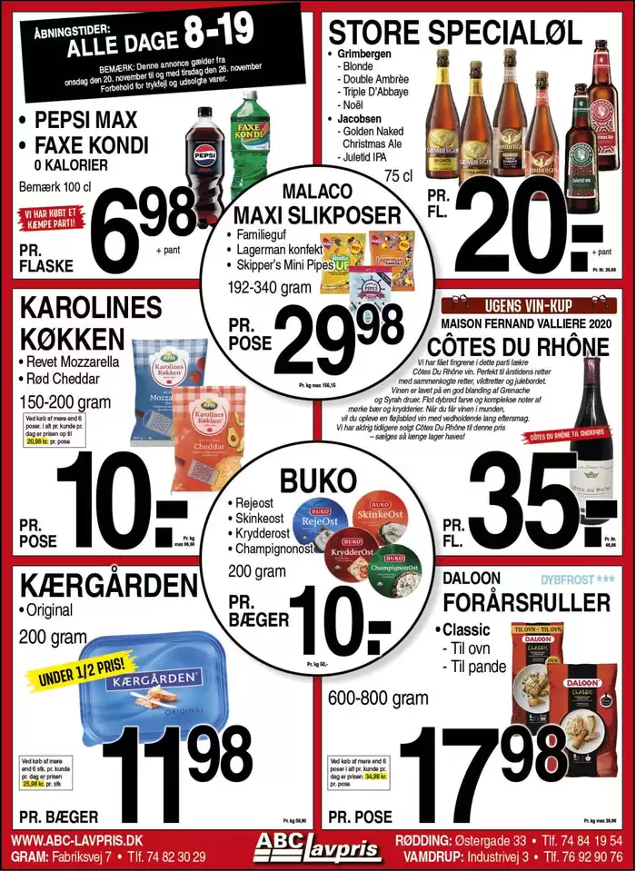 ABC Lavpris katalog i Vejle | Toptilbud til alle kunder | 20.11.2024 - 4.12.2024