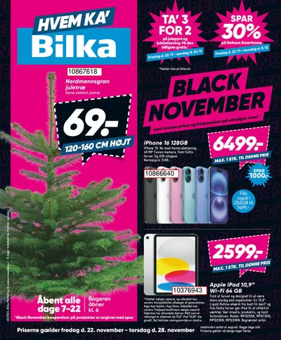 Tilbud fra Dagligvarer i Holstebro | Eksklusive tilbud til vores kunder hos Bilka | 21.11.2024 - 5.12.2024