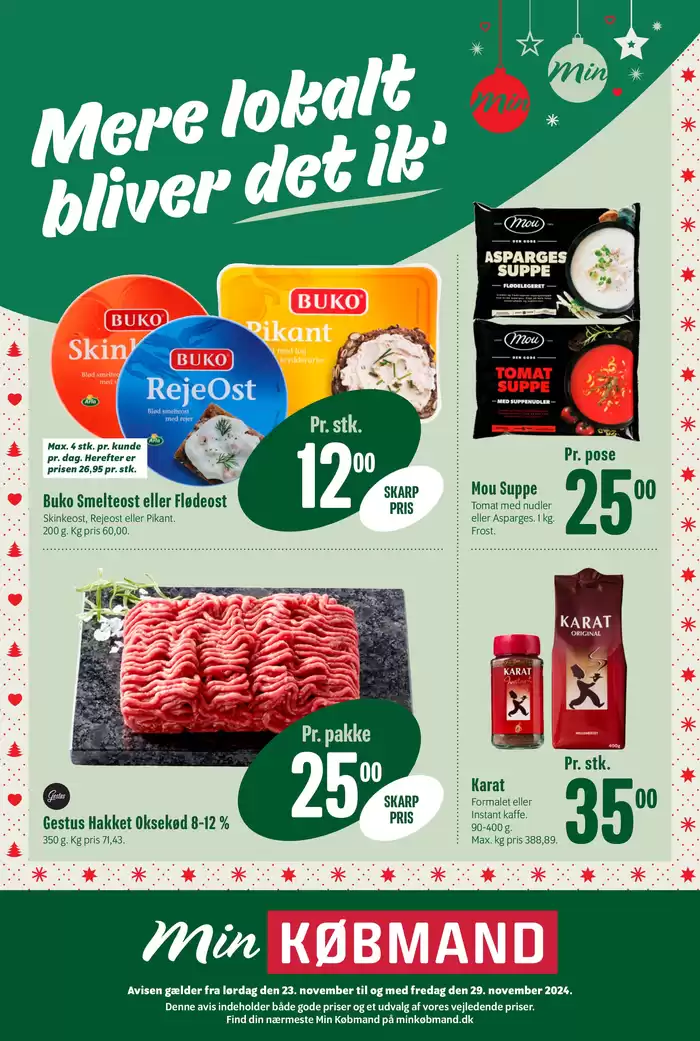 Min Købmand katalog | Vores bedste tilbud til dig | 21.11.2024 - 5.12.2024