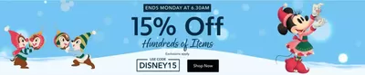 Tilbud fra Legetøj og baby i Birkerød | 15% Off hos Disney | 22.11.2024 - 24.11.2024