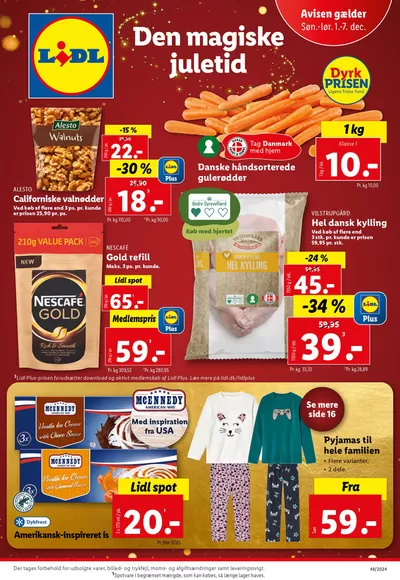 Tilbud fra Dagligvarer i Odder | Vores bedste kup hos Lidl | 27.11.2024 - 7.12.2024