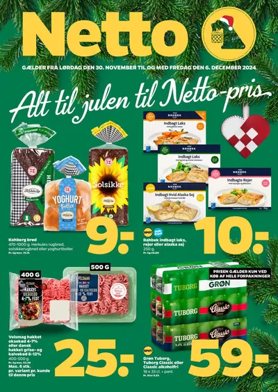 Tilbud fra Dagligvarer i Solrød Strand | Netto uge 49 hos Netto | 29.11.2024 - 6.12.2024