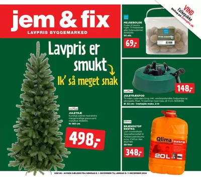 jem & fix katalog i Aabenraa | jem & fix Tilbudsavis | 30.11.2024 - 7.12.2024