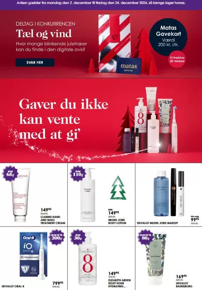 Tilbud fra Kosmetik og sundhed i Faaborg | Avis hos Matas | 2.12.2024 - 24.12.2024